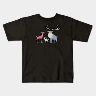 Winter Deer Kids T-Shirt